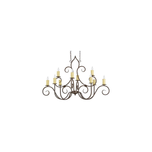 Clifton 10 Light 28" Wide Taper Candle Style Chandelier