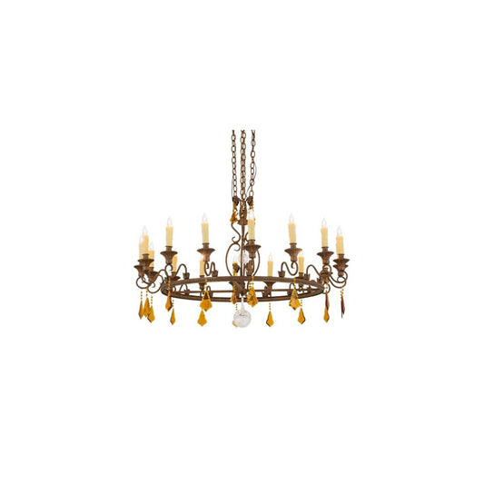 Peak 16 Light 48" Wide Taper Candle Style Chandelier