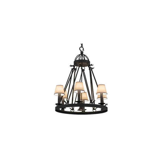Lakeshore 6 Light 28" Wide Ring Chandelier