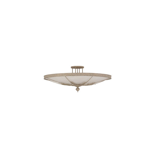 Hoja 8 Light 60" Wide Semi-Flush Bowl Ceiling Fixture