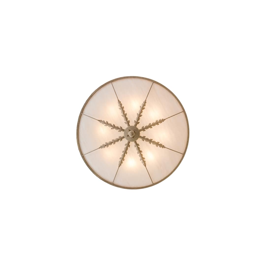 Hoja 8 Light 60" Wide Semi-Flush Bowl Ceiling Fixture