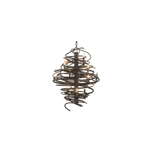 Cyclone 12 Light 28" Wide Candle Style Chandelier