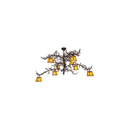 Pine Branch 8 Light 48" Wide Chandelier