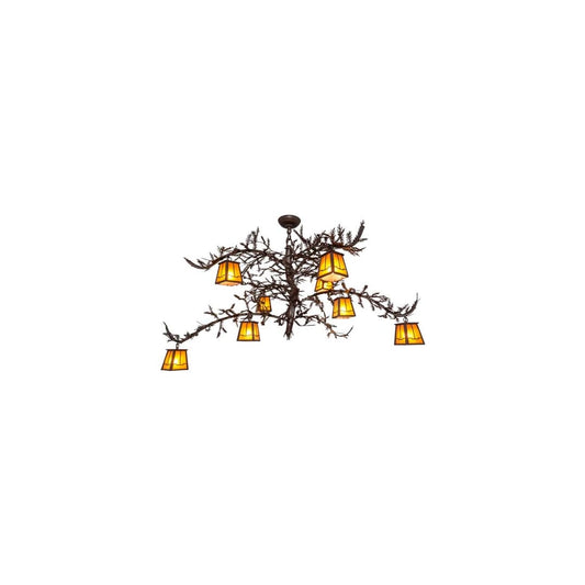Pine Branch 8 Light 48" Wide Chandelier