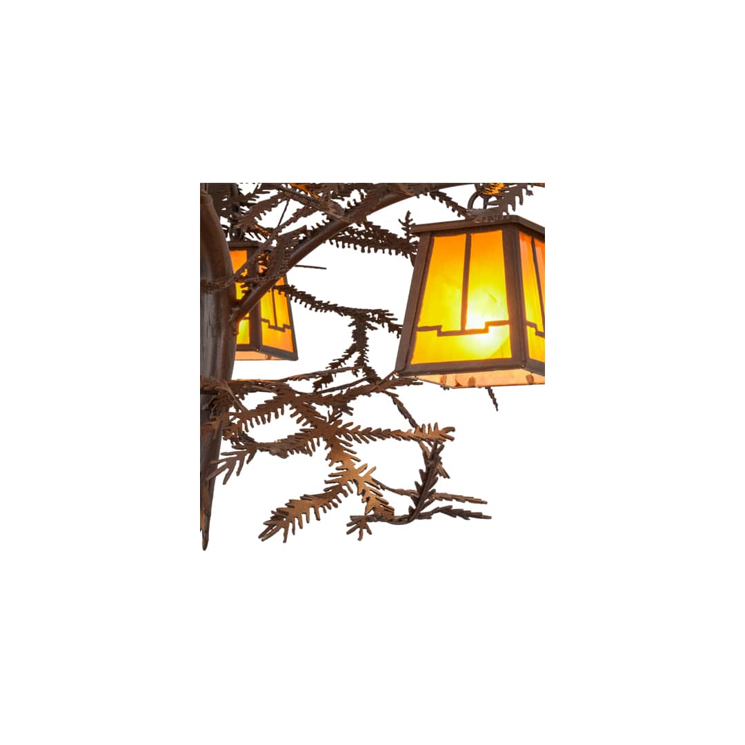 Pine Branch 8 Light 48" Wide Chandelier