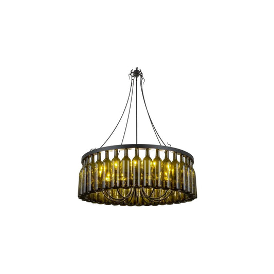 Tuscan Vineyard 12 Light 38" Wide Ring Chandelier