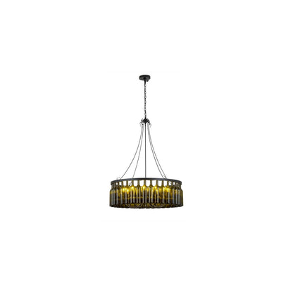Tuscan Vineyard 12 Light 38" Wide Ring Chandelier