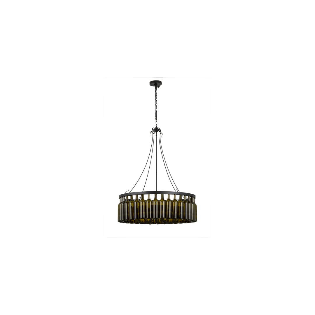 Tuscan Vineyard 12 Light 38" Wide Ring Chandelier