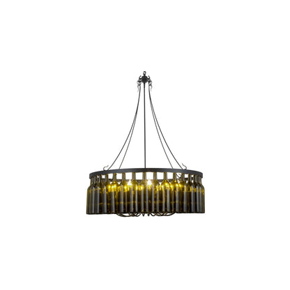 Tuscan Vineyard 12 Light 38" Wide Ring Chandelier