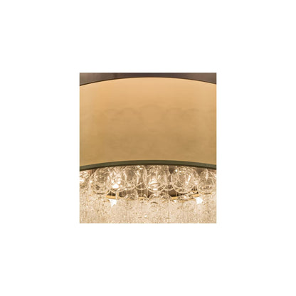 Cilindro Bulle 15 Light 72" Wide Semi-Flush Waterfall Ceiling Fixture