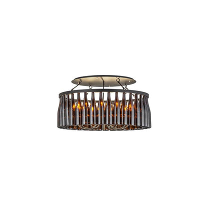Tuscan Vineyard 12 Light 38" Wide Ring Chandelier