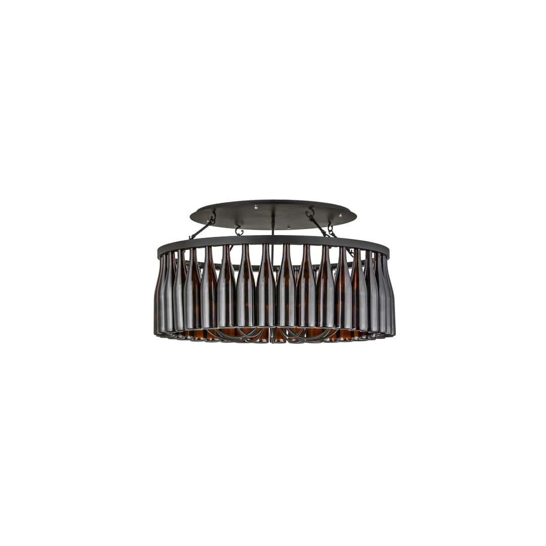 Tuscan Vineyard 12 Light 38" Wide Ring Chandelier