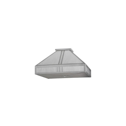 Whitewing 4 Light 51" Wide Flush Mount Ceiling Fixture