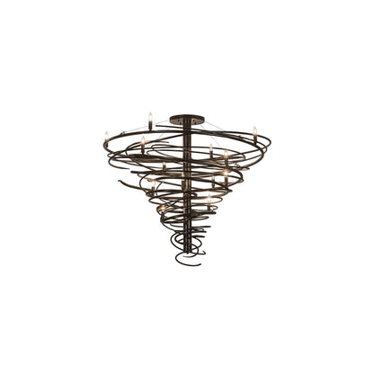 Cyclone 14 Light 48" Wide Taper Candle Style Chandelier