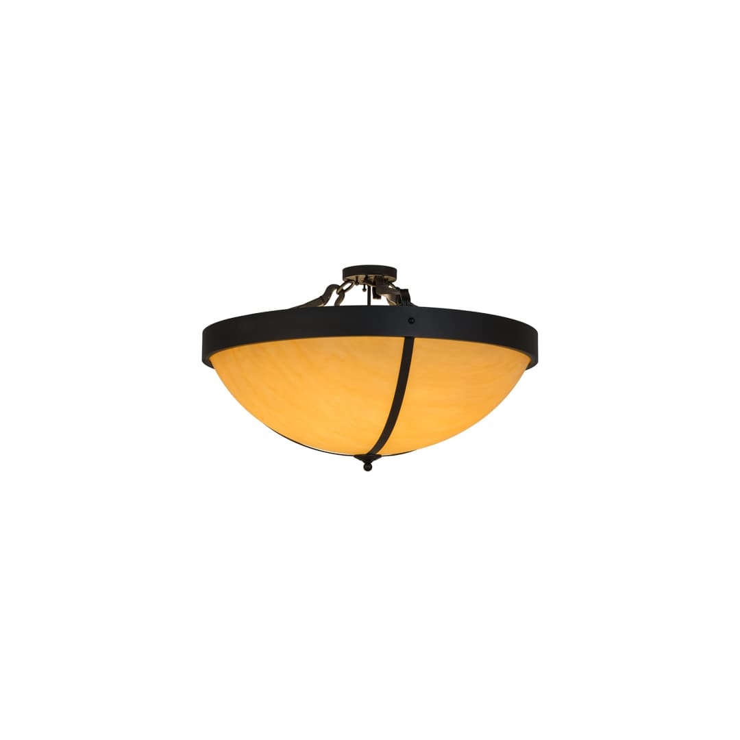 Alysiales 6 Light 36" Wide Semi-Flush Bowl Ceiling Fixture