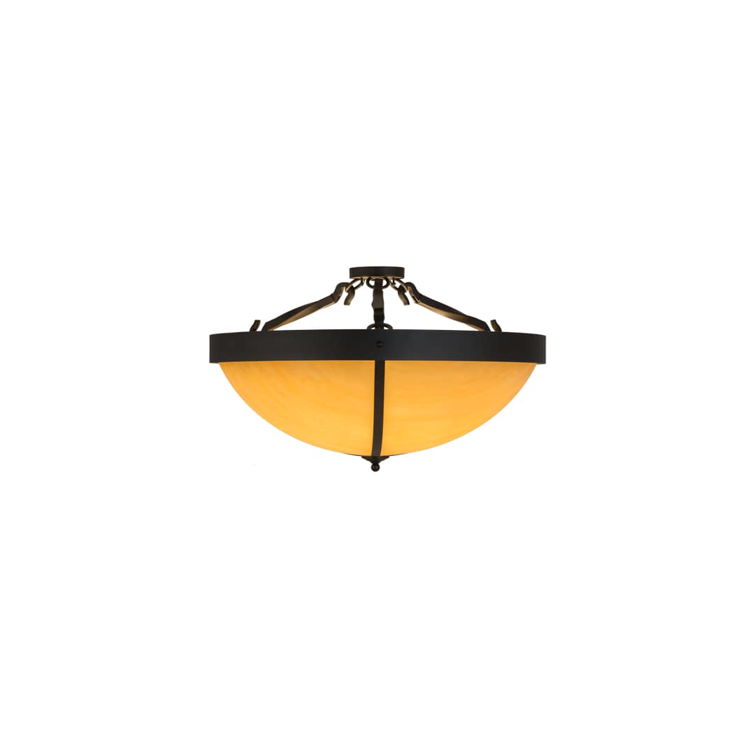 Alysiales 6 Light 36" Wide Semi-Flush Bowl Ceiling Fixture