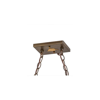 Moose at Lake 9 Light 17" Wide Linear Pendant