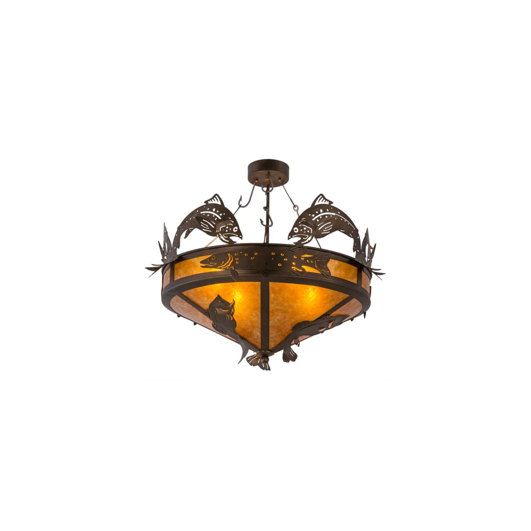 Catch of the Day 4 Light 27" Wide Pendant