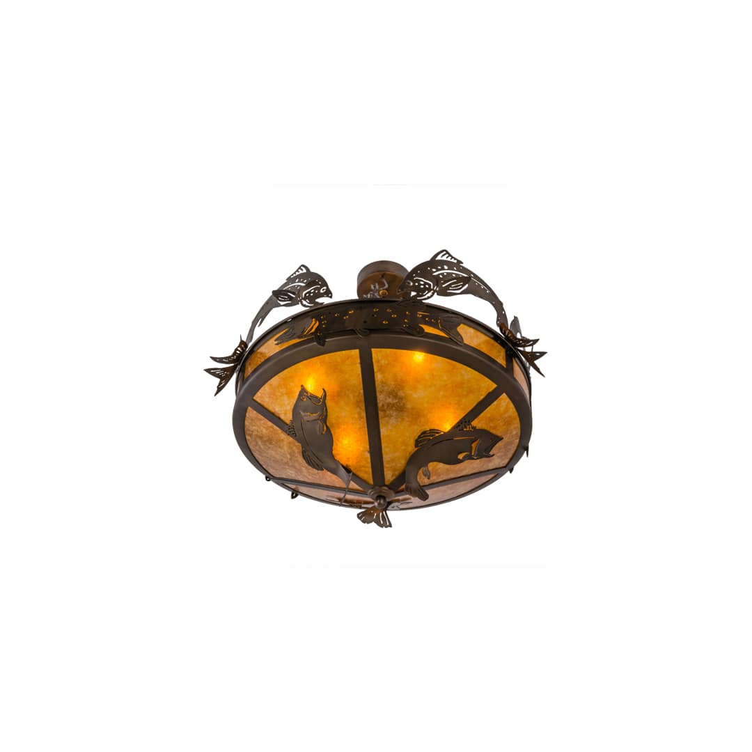 Catch of the Day 4 Light 27" Wide Pendant