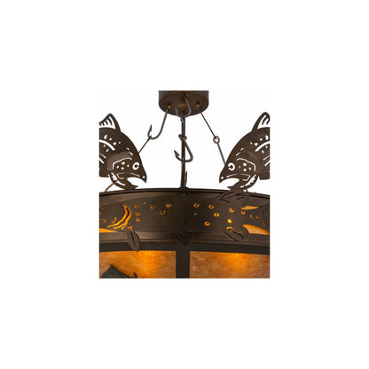 Catch of the Day 4 Light 27" Wide Pendant