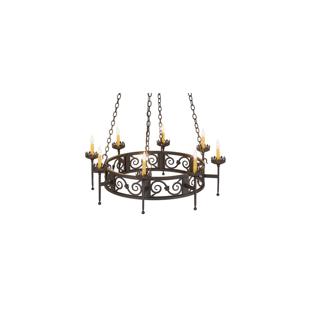 Majella 8 Light 42" Wide Taper Candle Style Chandelier