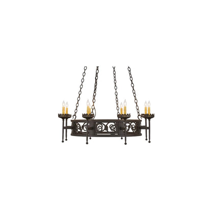 Majella 8 Light 42" Wide Taper Candle Style Chandelier