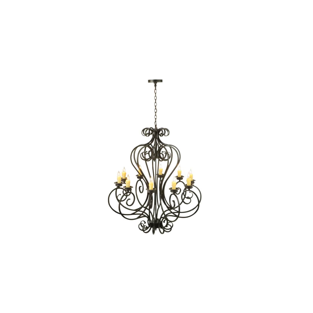 Fernando 10 Light 42" Wide Taper Candle Style Chandelier