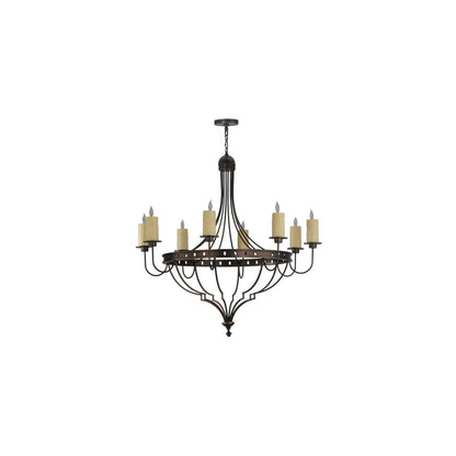 Bottini 8 Light 48" Wide Taper Candle Style Chandelier
