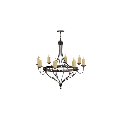 Bottini 8 Light 48" Wide Taper Candle Style Chandelier
