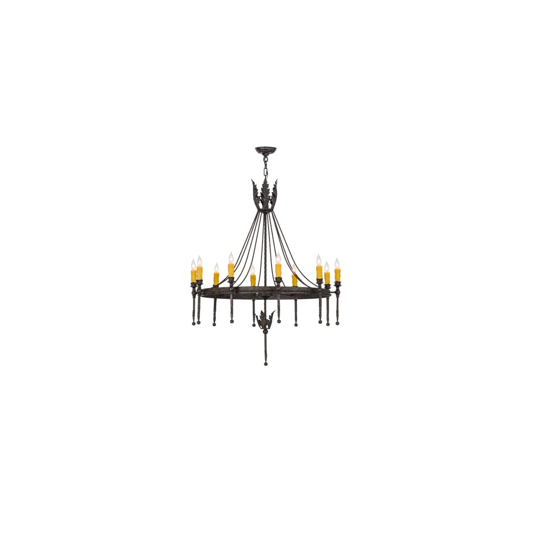 Amaury 10 Light 36" Wide Taper Candle Style Chandelier