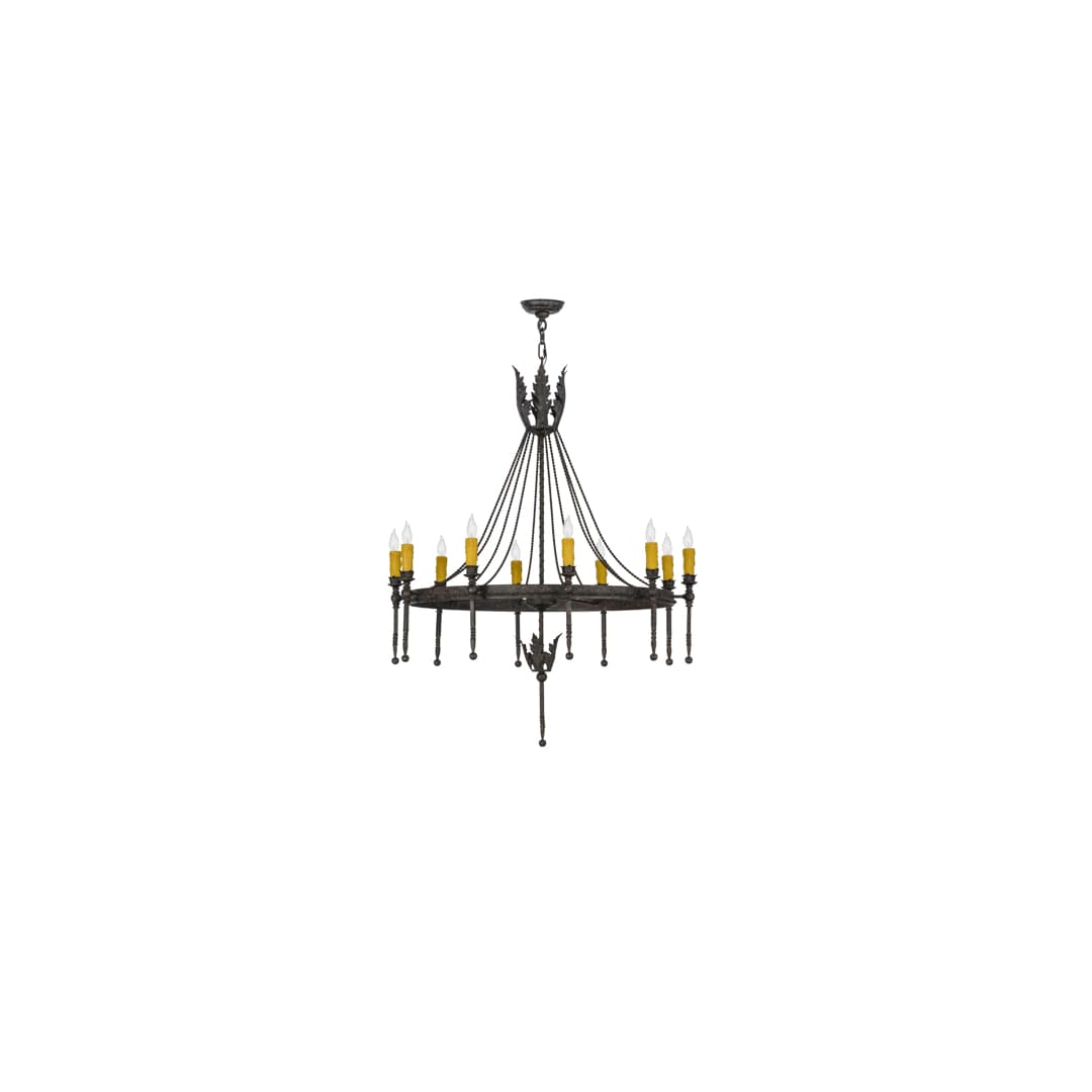 Amaury 10 Light 36" Wide Taper Candle Style Chandelier