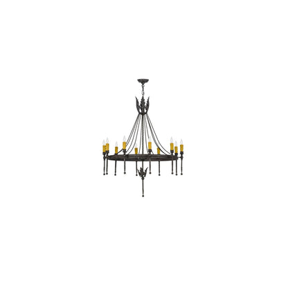 Amaury 10 Light 36" Wide Taper Candle Style Chandelier