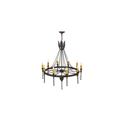 Amaury 10 Light 36" Wide Taper Candle Style Chandelier