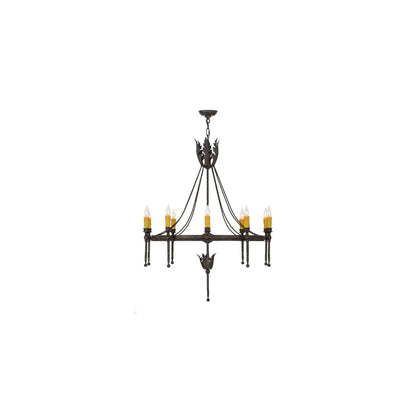 Amaury 10 Light 36" Wide Taper Candle Style Chandelier