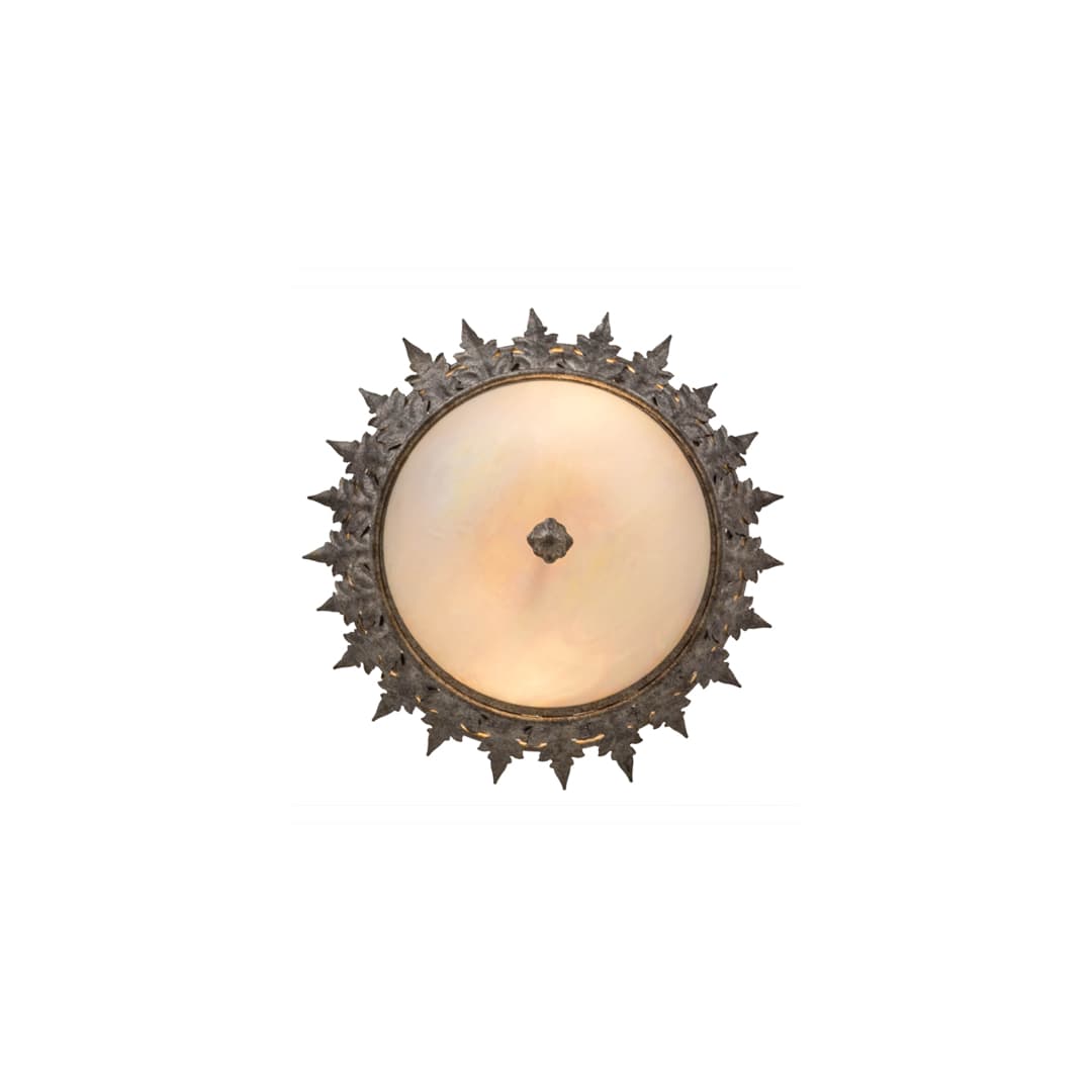 Hampton 2 Light 16" Wide Semi-Flush Bowl Ceiling Fixture