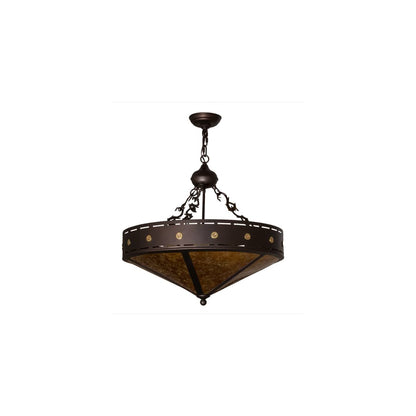 Craftsman 4 Light 24" Wide Pendant