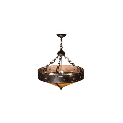 Craftsman 4 Light 24" Wide Pendant