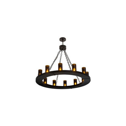 Loxley 12 Light 42" Wide Ring Chandelier
