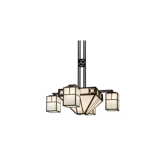 Mission Chic 12 Light 60" Wide Chandelier