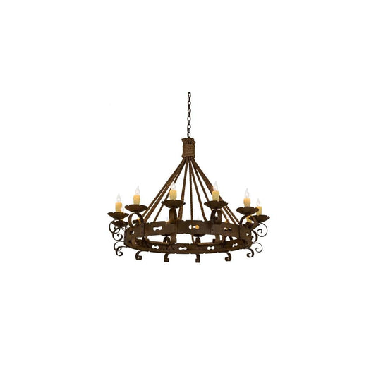 Goulaine Corde 12 Light 48" Wide Taper Candle Style Chandelier
