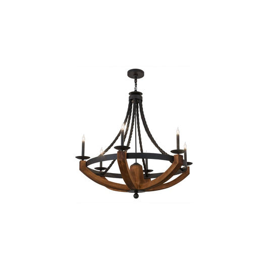 Doyle 6 Light 42" Wide Taper Candle Style Chandelier