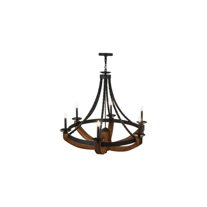 Doyle 6 Light 42" Wide Taper Candle Style Chandelier