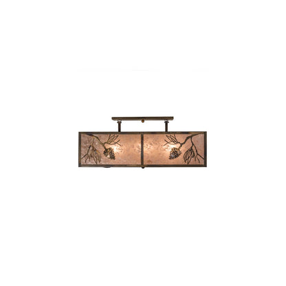 Balsam Pine 6 Light 36" Wide Semi-Flush Ceiling Fixture
