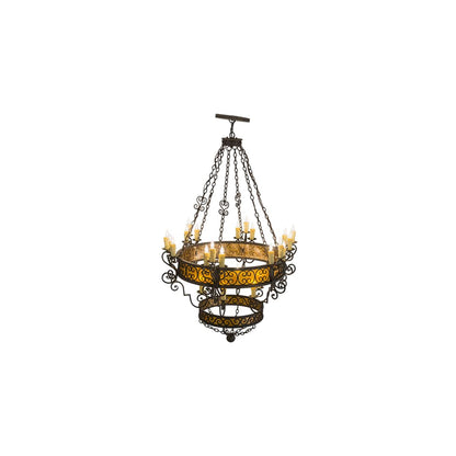 Isabo 24 Light 48" Wide Taper Candle Style Chandelier