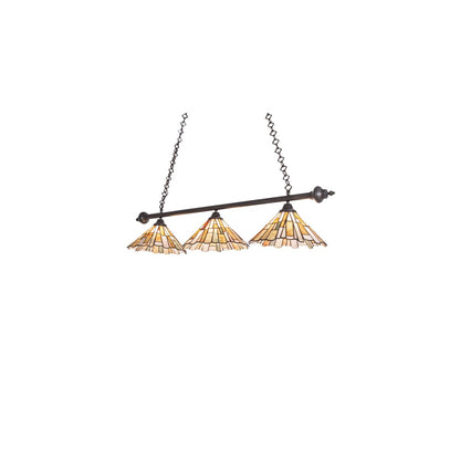 Jadestone 3 Light 13" Wide Linear Pendant