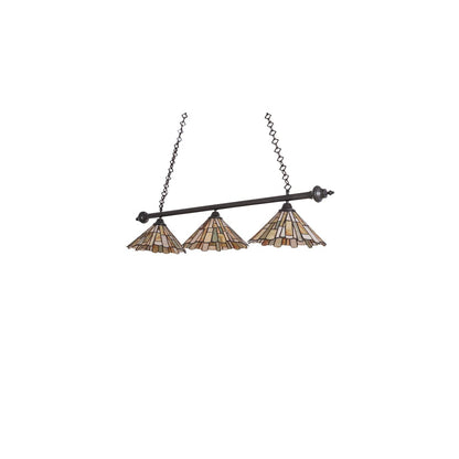 Jadestone 3 Light 13" Wide Linear Pendant