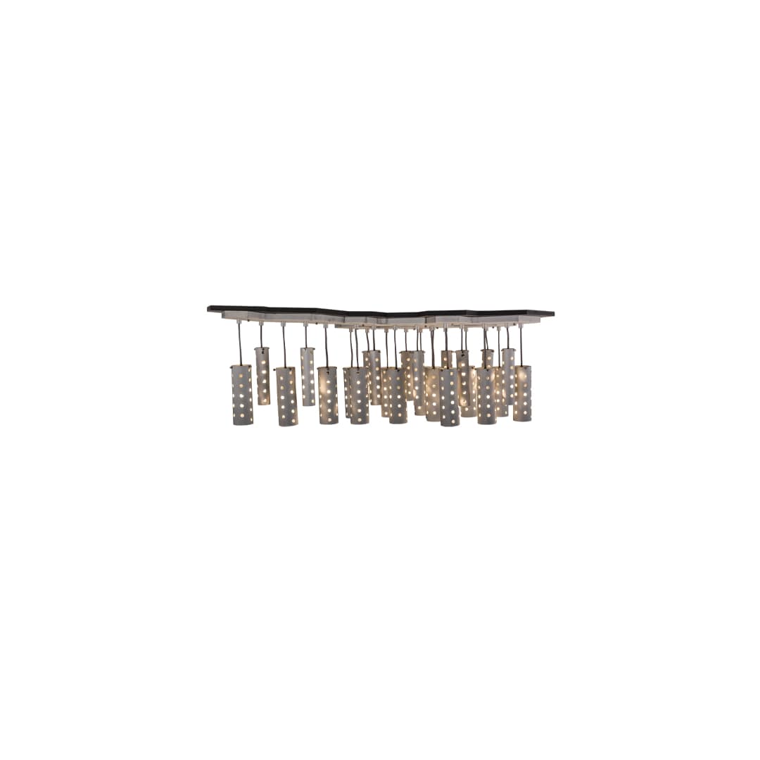 Emmentaler 25 Light 39" Wide Abstract Multi Light Pendant
