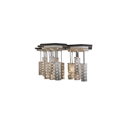 Emmentaler 25 Light 39" Wide Abstract Multi Light Pendant