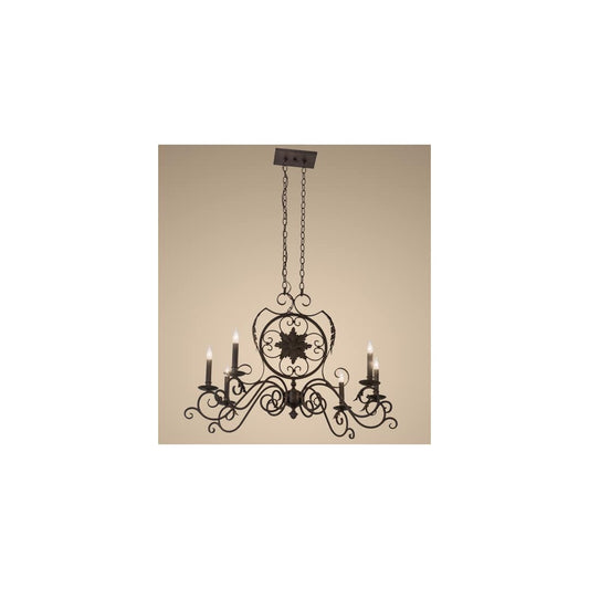 Christabel 6 Light 24" Wide Taper Candle Style Chandelier