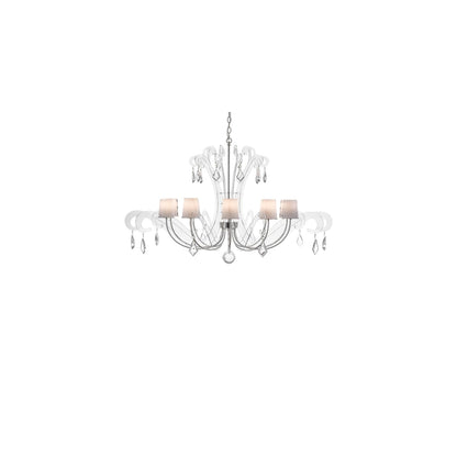 Lienz 10 Light 55" Wide Crystal Chandelier